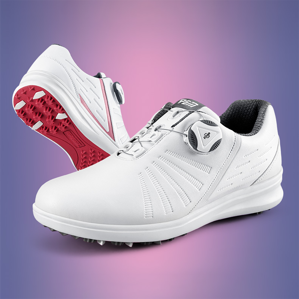PGM-방수 골프화, 여성용 스포츠화, 가벼운 손잡이 버클 신발 끈 스니커즈, 통기성 미끄럼 방지 트레이너화, XZ179